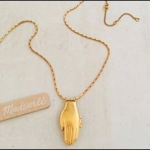 Madewell Hand Locket Necklace 
